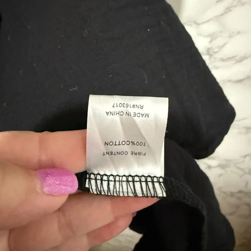 Princess Polly Black Puff Sleeve Mini Sundress Size 2 - Picture 2 of 7